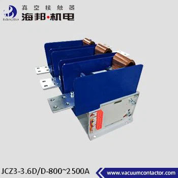 3.6kV 3-fase vacuümcontactor Middenspanning voor AC 50 - 60Hz-stelsels