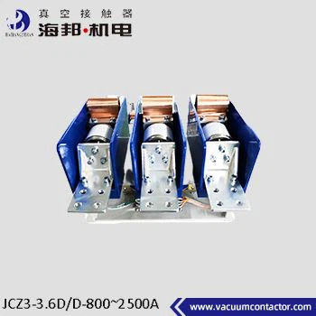 3.6kV 3-fase vacuümcontactor Middenspanning voor AC 50 - 60Hz-stelsels